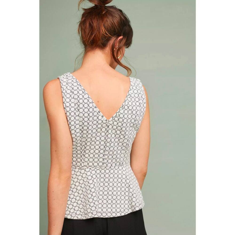 Maeve by Anthropologie Astoria Peplum Top. Size L. Retails $88